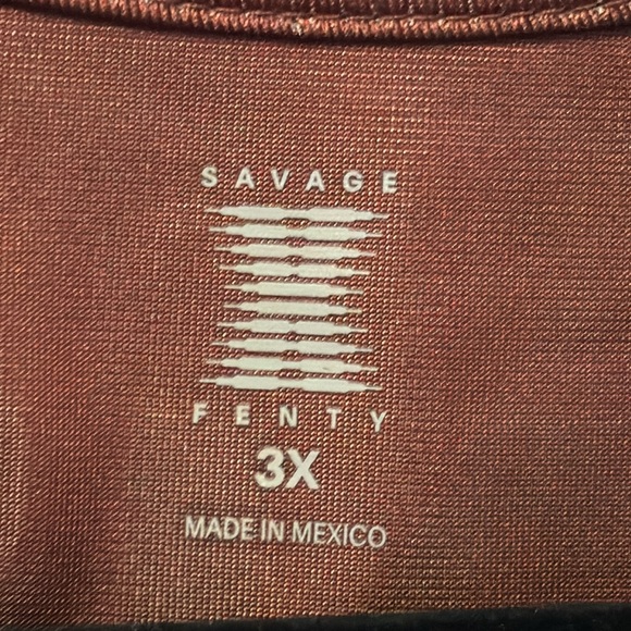 Savage X Fenty limited edition Super Bowl LVII cropped jersey size 3X. - Picture 5 of 6